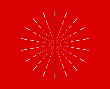 Radikal Radyasyon Çizgileri Spiral Desen Kırmızı Soyut Tasarım Vektörü ResimleriName