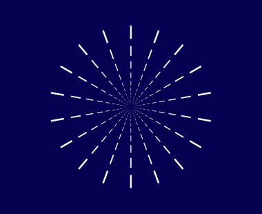 Radikal Radyasyon Çizgileri Spiral Desen Mavi Soyut Tasarım Vektörü ResimleriName