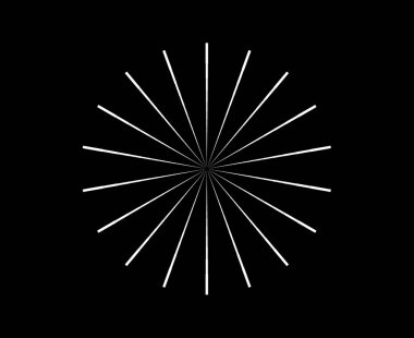 Radikal Radyasyon Radyasyon Birleşme Çizgileri Sarmal Desen Siyah ve Beyaz Renk Soyut Tasarım Vektör Resimleri