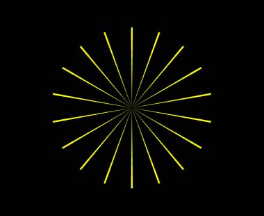 Radikal Radyasyon Birleşme Çizgileri Sarmal Desen Soyut Tasarım Vektörü Resimlemesi