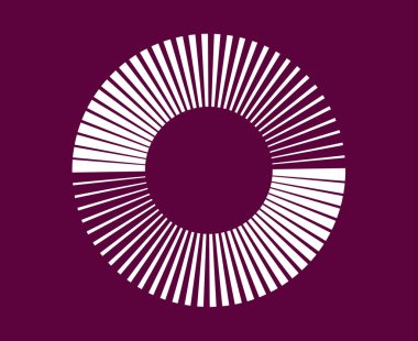 Spiral Dairesel Dönme Şablonu Mor Soyut Tasarım Vektörü İllüstrasyonu