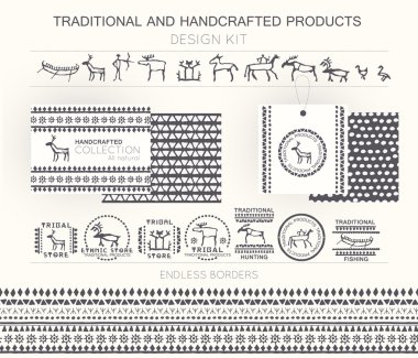 Tribal Design Kit clipart