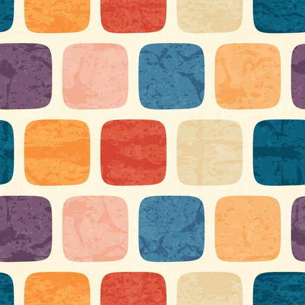 Abstract seamless pattern with grunged colorful square — Διανυσματικό Αρχείο