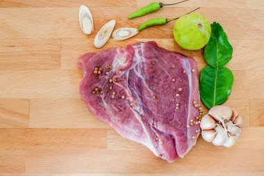 Domuz eti ve baharat