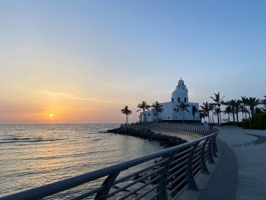 Jeddah Suudi Arabistan 'daki cami. Yüksek kalite fotoğraf