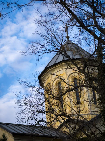 アンティークのジョージア様式の修道院 ストック写真