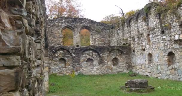 Древний Георгийский монастырь Икалто — стоковое видео
