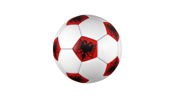 Albanian soccer ball — Stock Photo, Image