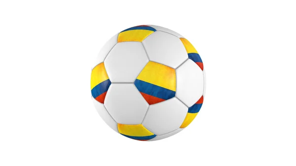 Colombian soccer ball — Stock Photo, Image