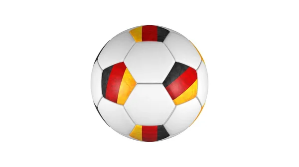 Německý fotbalový míč — Stock fotografie