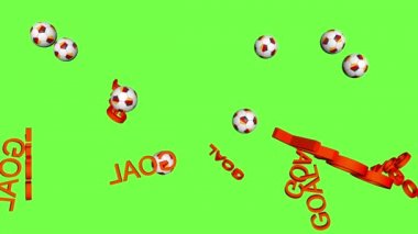 Almanya yeşil arka plan üzerinde gol kutluyor