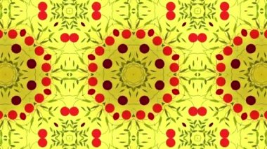 Geometrik kiraz çiçek Dürbünü