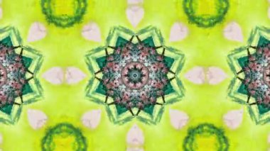 Soyut yaz çiçek Dürbünü