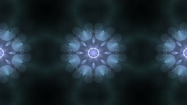 Kaléidoscope bleu bokeh 