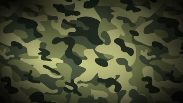 Green Camouflage background — Stock Video