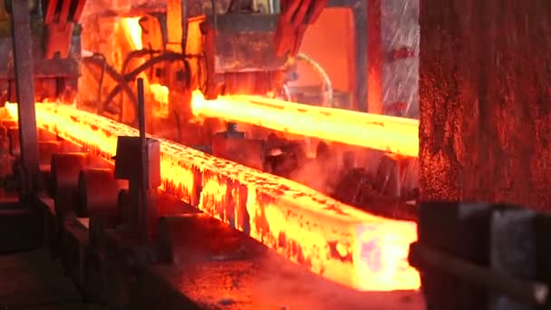 Steel making at the factory — Stock Video