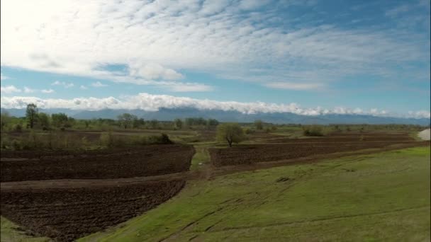 Prachtige natuur van Georgië — Stockvideo