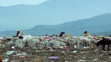 Batum'da çöp boşaltma