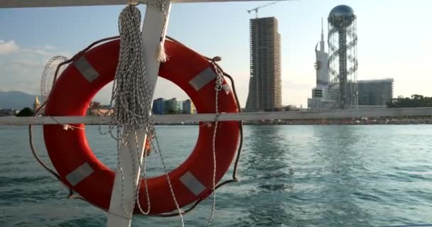 Cidade costeira Batumi — Vídeo de Stock