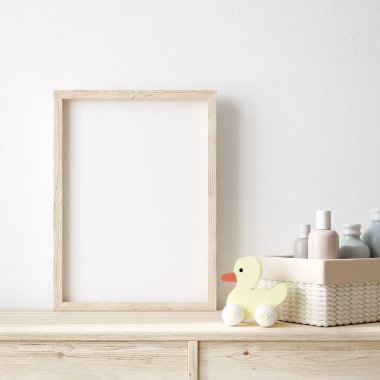 Fotokopi poster çerçevesi kreşte kapanıyor, 3D görüntüleme