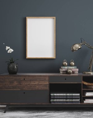 Ev modeli, modern iç mimari, 3D görüntüleme