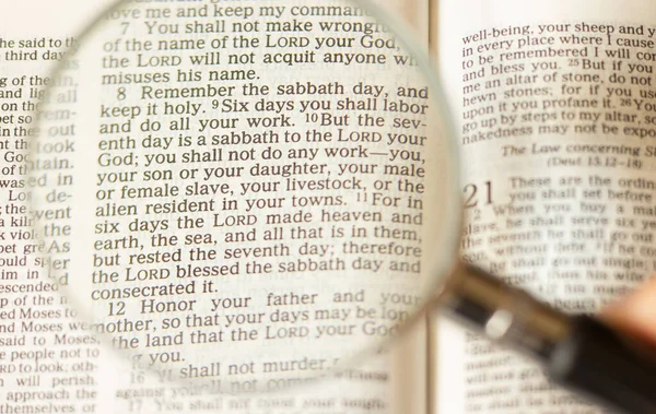 Święty Sabat Pański Czwarte Przykazanie Prawa Bożego Zaufanie Posłuszeństwo Uwielbienie — Zdjęcie stockowe