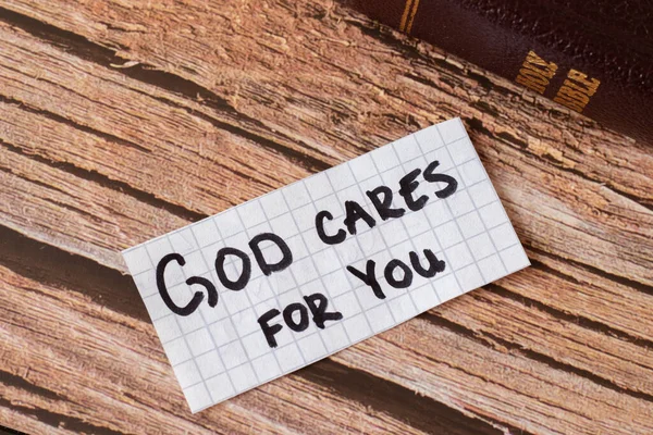 Deus Jesus Cristo Cuida Você Amor Esperança Senhor Uma Citação — Fotografia de Stock