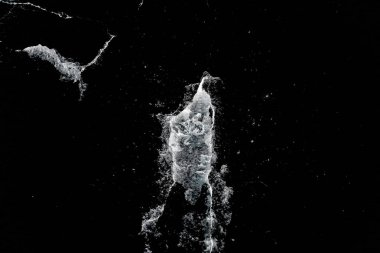 Soyut Resim Resimleri. Renklerin sürrealizmi. Tek renkli, siyah beyaz soyutlama. Doku.