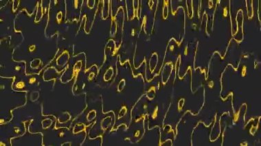 Gri arkaplanda sarı rengin canlandırılmış boya dalgaları dokusu.