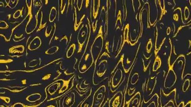 Gri arkaplanda sarı rengin canlandırılmış boya dalgaları dokusu.