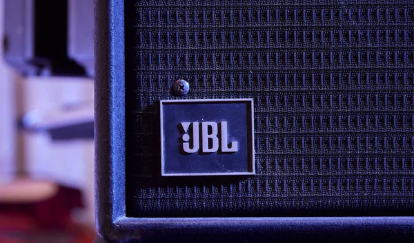 扬声器上的Jbl标志 — 图库照片