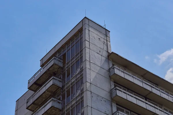 Teil Eines Alten Gebäudes Fassade Der Architektur — Stockfoto