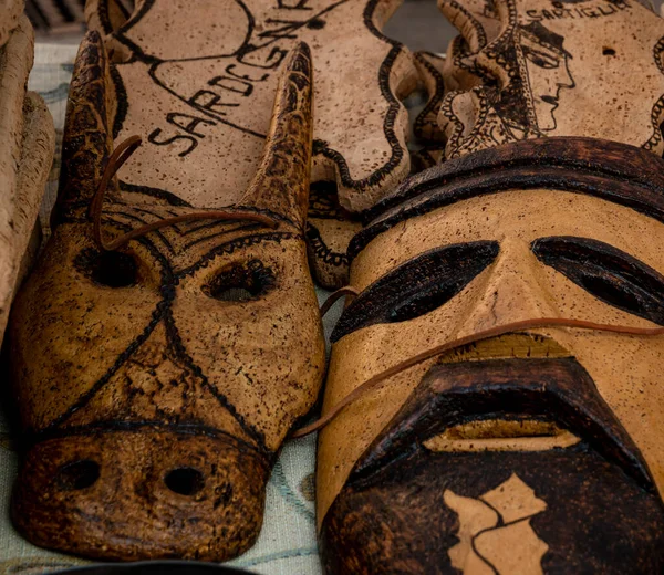 Sardinya 'dan geleneksel mantar maskeleri, boe maskesi, geleneksel karnaval