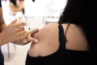 Copiap, Şili 'de covid-19' a karşı aşı.