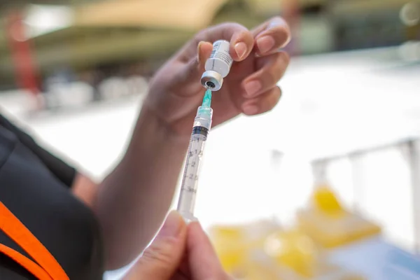 Copiap, Şili 'de covid-19' a karşı aşı.