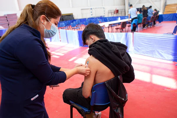 Şili 'de Covid-19' a karşı aşı