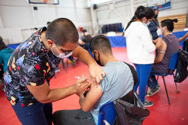 Şili 'de Covid-19' a karşı aşı