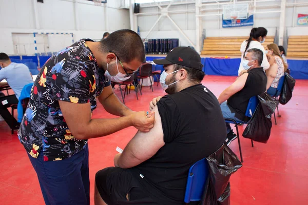 Şili 'de Covid-19' a karşı aşı