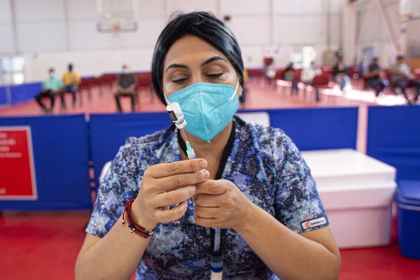 Şili 'de Covid-19' a karşı aşı