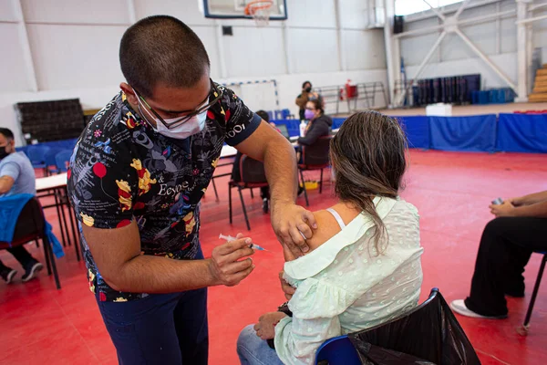 Şili 'de Covid-19' a karşı aşı