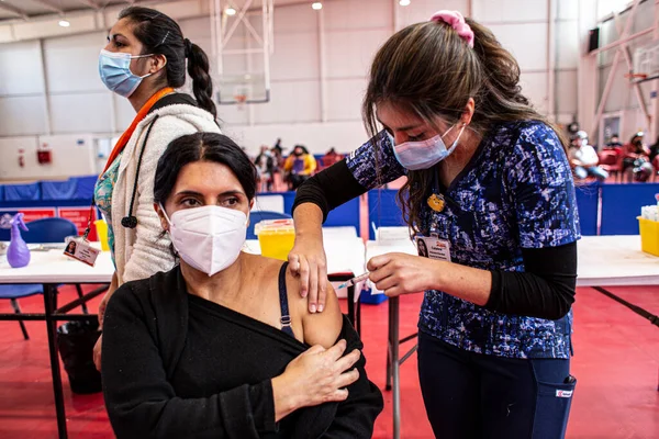 Şili 'de Covid-19' a karşı aşı