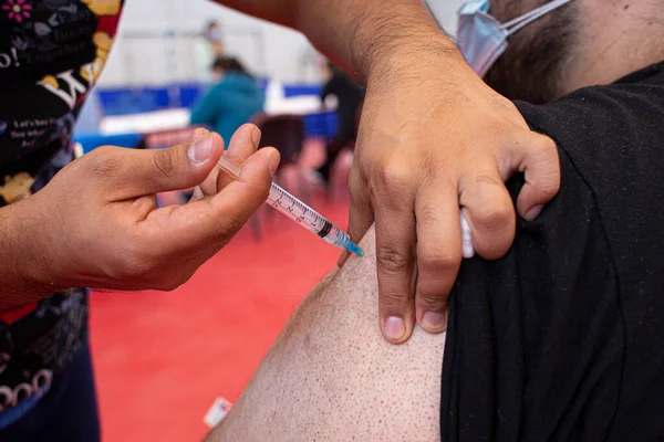 Şili 'de Covid-19' a karşı aşı