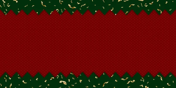 Елегантний Різдвяний Фон Зеленими Червоними Верхніми Нижніми Смугами Абстрактне Формальне — стокове фото