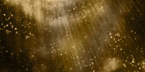 Złoty Bokeh Tło Obraz Świąteczne Światła Świecące Tło Wakacje Niewyraźne — Zdjęcie stockowe
