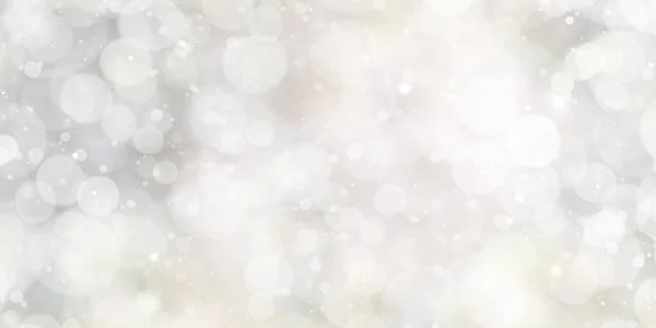 Płatki Śniegu Biały Bokeh Białym Tle Ilustracja — Zdjęcie stockowe