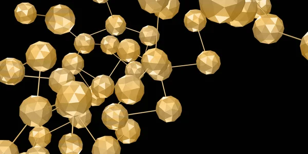 Multi-dimensional cube connection Abstract technology background ...