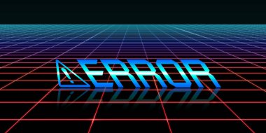 Bilgisayar sistemi hataları Arızası Bilgisayar tehlike sembolleri Hackleme Dijital illüstrasyon 3d piksel