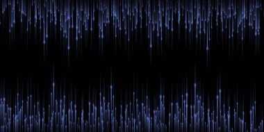 Soyut ışık çizgileri Doğrusal parıltı 3d illüstrasyon