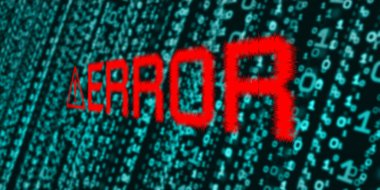 Bilgisayar sistemi hataları Arızası Bilgisayar tehlike sembolleri Hackleme Dijital illüstrasyon 3d piksel