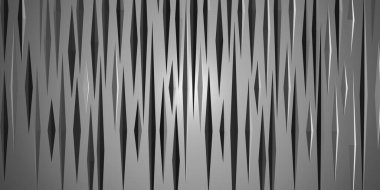 Dikenli üçgen soyut geometrik arkaplan 3d illüstrasyon